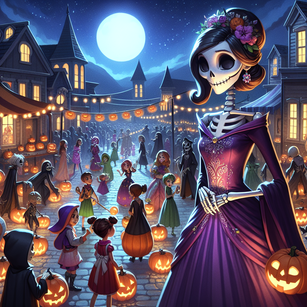 Amaris Skellington and the Glowing Pumpkin Mystery